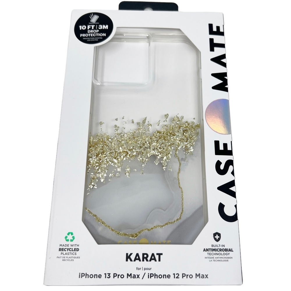 Case-Mate Karat Marble iPhone 12 13 Pro Max Case - Picture 4 of 6